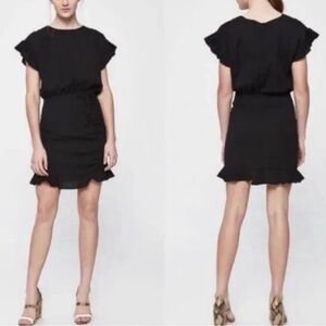 Stelen Conch Kayla Black Cotton Dress